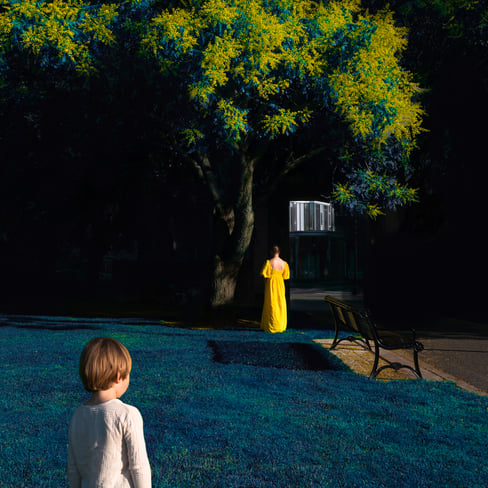 In a series of cinematic images made with her aging father and young son, Anastasia Sierra creates a space for the conflicting emotions and different phases of motherhood.