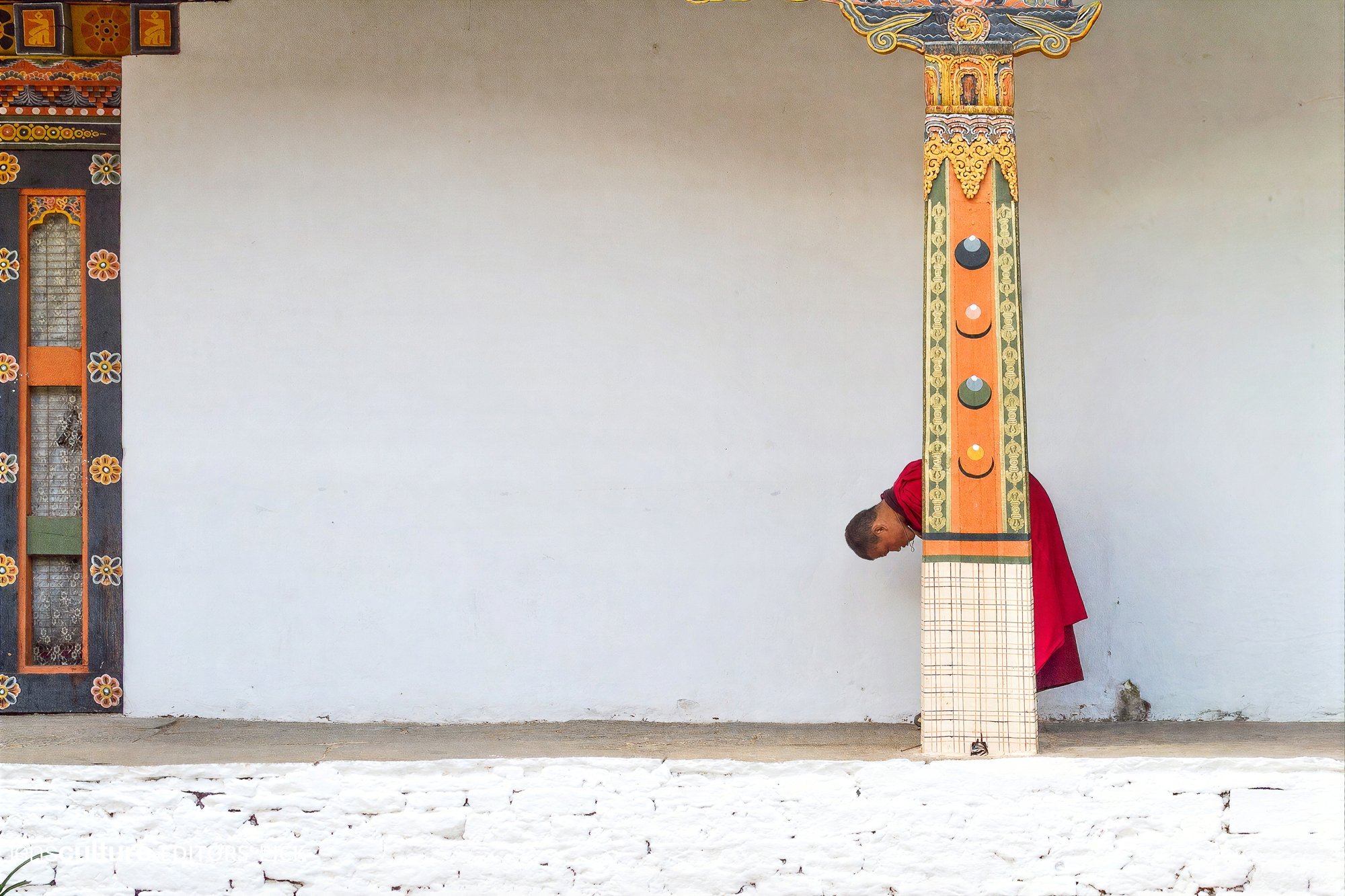 Bowing in Bhutan