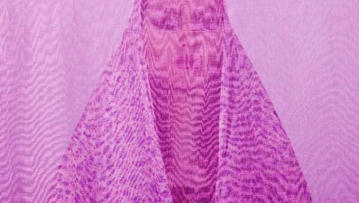 Yalda, an Iranian woman is photographed through the fabric of her hijab (the Islamic headscarf worn by women in the presence adult men who are not members of her immediate family). Since the Islamic revolution in 1979, Iranian women are not allowed to be seen in public without proper Islamic head dress in Iran. Not wearing a proper hijab is illegal and can result in arrest by a special police unit