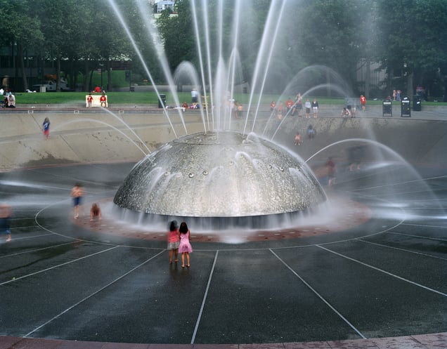 Seattle 1962 World's Fair, "The Century 21 Exposition," Universal Fountain