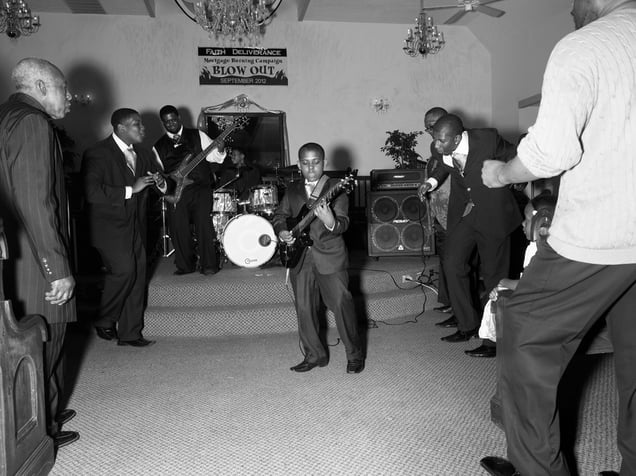 USA. Rochester, New York. 2012. Lil Jay J and the Spiritual Boys.