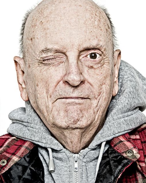 John H., retired, Rotary Club member. From the Series "Everyone My Brother Knows in Girdwood, Alaska" © Laura Domela