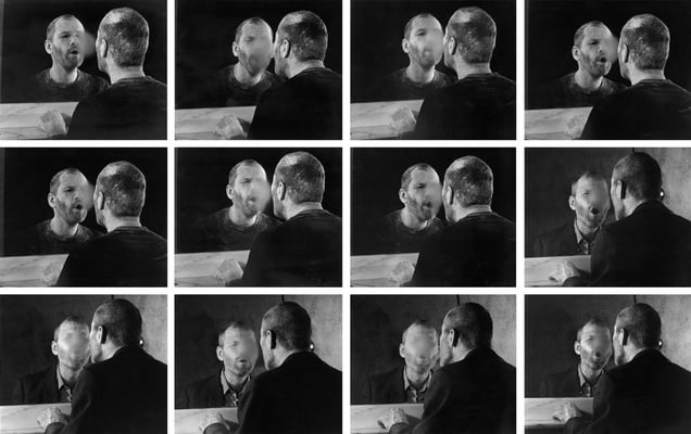 The Mark on the Mirror Breathing Makes © Dieter Appelt, courtesy of Kicken Gallery. Showing as part of the Collection Arthur Walter.