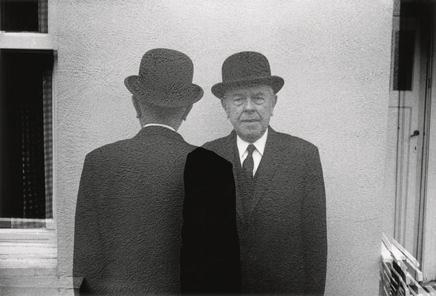 From the book, Une visite chez Magritte © Duane Michals. Images courtesy Steidl.