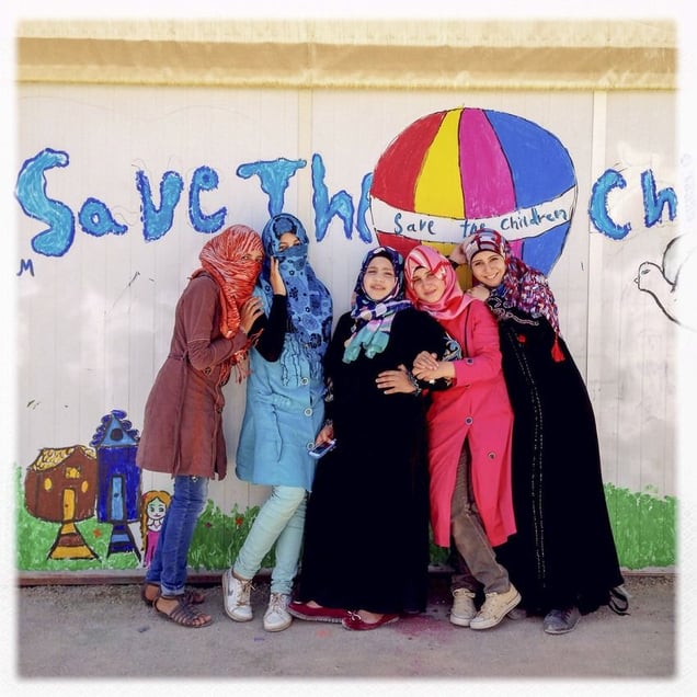 iPhone photography assingment with teenagers in Za'atari, Jordan