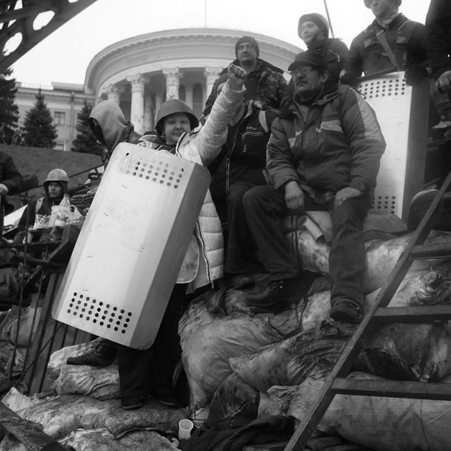 Ukraine Revolution, Kiev, February 2014 © Alfred Yaghobzadeh