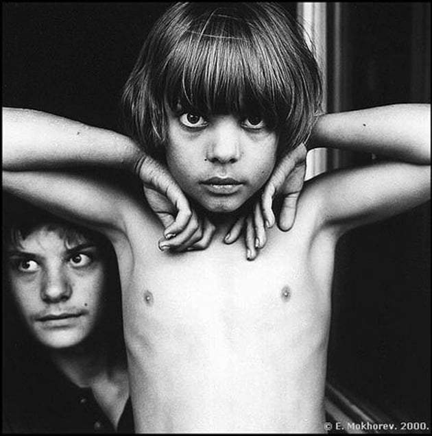 © Evgeny Mokhorev, Gleb and Danila, 2000