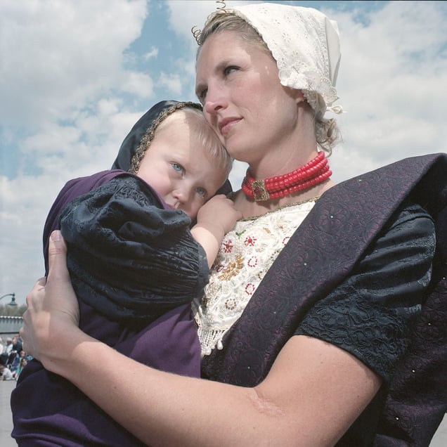 Mother and Child, Tulip Festival, Orange City, Iowa, May 2014