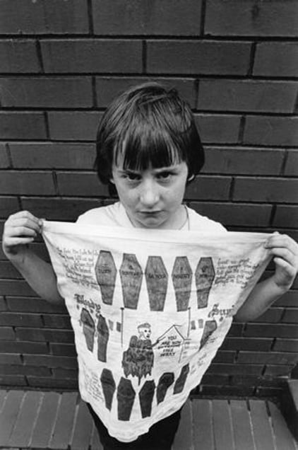 Northern Ireland. Belfast. 1988. From the book "War Photographer: Between Shadow and Light" © Christine Spengler