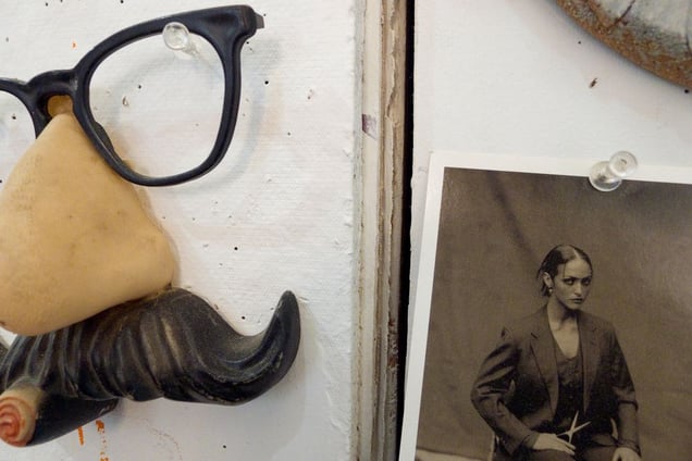 Susan Weil's studio © 2013 Christopher Rauschenberg