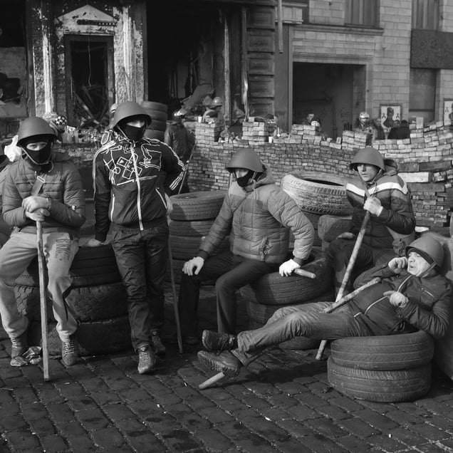 Ukraine Revolution, Kiev, February 2014 © Alfred Yaghobzadeh