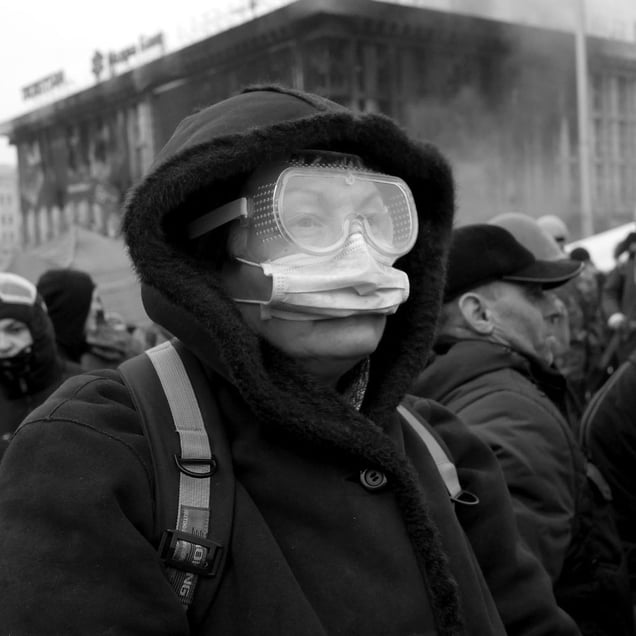 Ukraine Revolution, Kiev, February 2014 © Alfred Yaghobzadeh