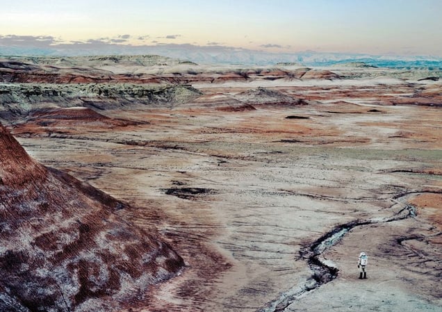 Mars Desert Research Station #2 [MDRS], Mars Society, San Rafael Swell, Utah, USA, 2008 © Vincent Fournier