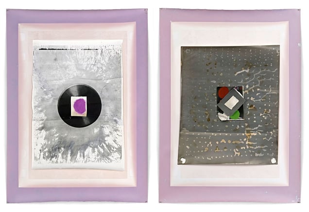 Z-2, Diptych, 258 x 174 cm, Silver Gelatin Prints, Mixed Media © Jeff Cowen