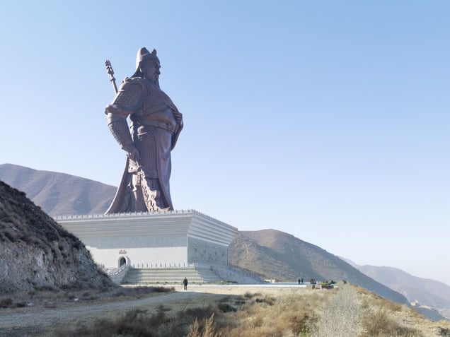 Guan Yu Statue. Yuncheng, China, 80 meters ( 262 ft) Built in 2010 © Fabrice Fouillet