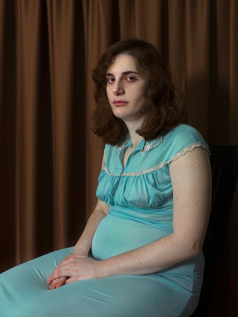 "Student at University". From the Series "I know what beauty looks like"