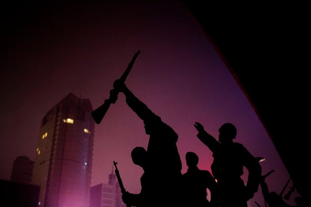 On worst days, there's so much particulate matter in the sky that pollution levels exceed WHO safety limits tens of times over. © Aleksi Poutanen