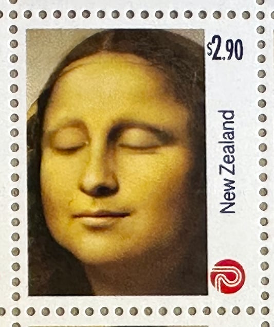 New Stamp - April 10th 2026 ( Mona lisa $2.90)