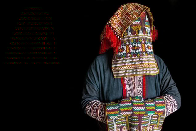 Red Dao II, from the series People of Pattern by Alia Ali