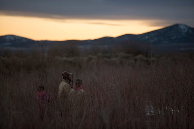 Kole, Jay and Jette beaver hunting, Upper Reese River, Nevada 2016