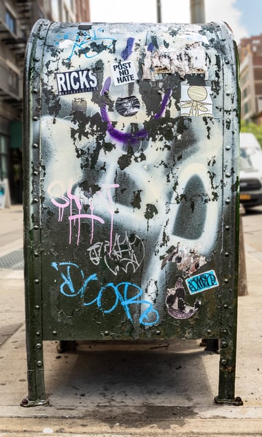 US postal relay box no. 19, New York, NY