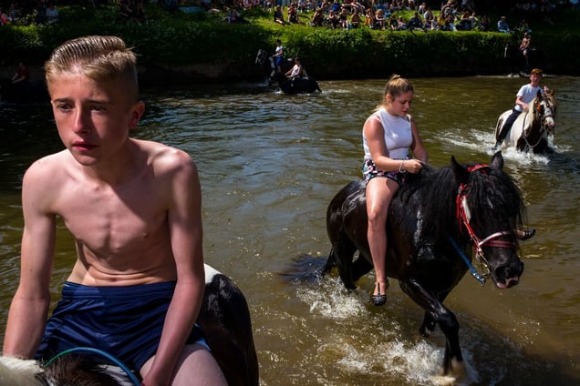 George at the Appleby Horse Fayre.