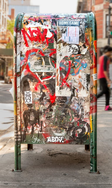 US postal relay box no. 31, Brooklyn, NY