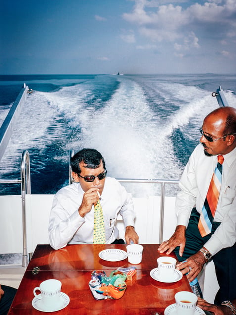 President Mohamed Nasheed of the Maldives
