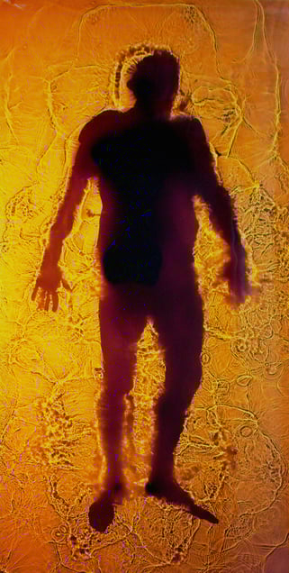 Self-Portrait, 2015. Unique Cibachrome photogram © Adam Fuss. Exhibitor: Fraenkel Gallery