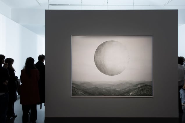 From the exhibition "Noémie Goudal: Cinquième Corps" © Le Bal, photo Martin Argyroglo