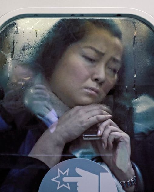 From the book and series, "Tokyo Compression" © Michael Wolf