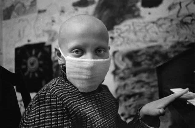 Caterina, 9 years old, thyroid cancer, oncology children's hospital, Lesnoie Borovlyany, Minsk (Belarus) © Pierpaolo Mittica