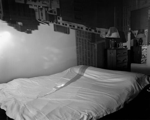 Camera Obscura Image of the Empire State Building in Bedroom, 1994 © Abelardo Morell
