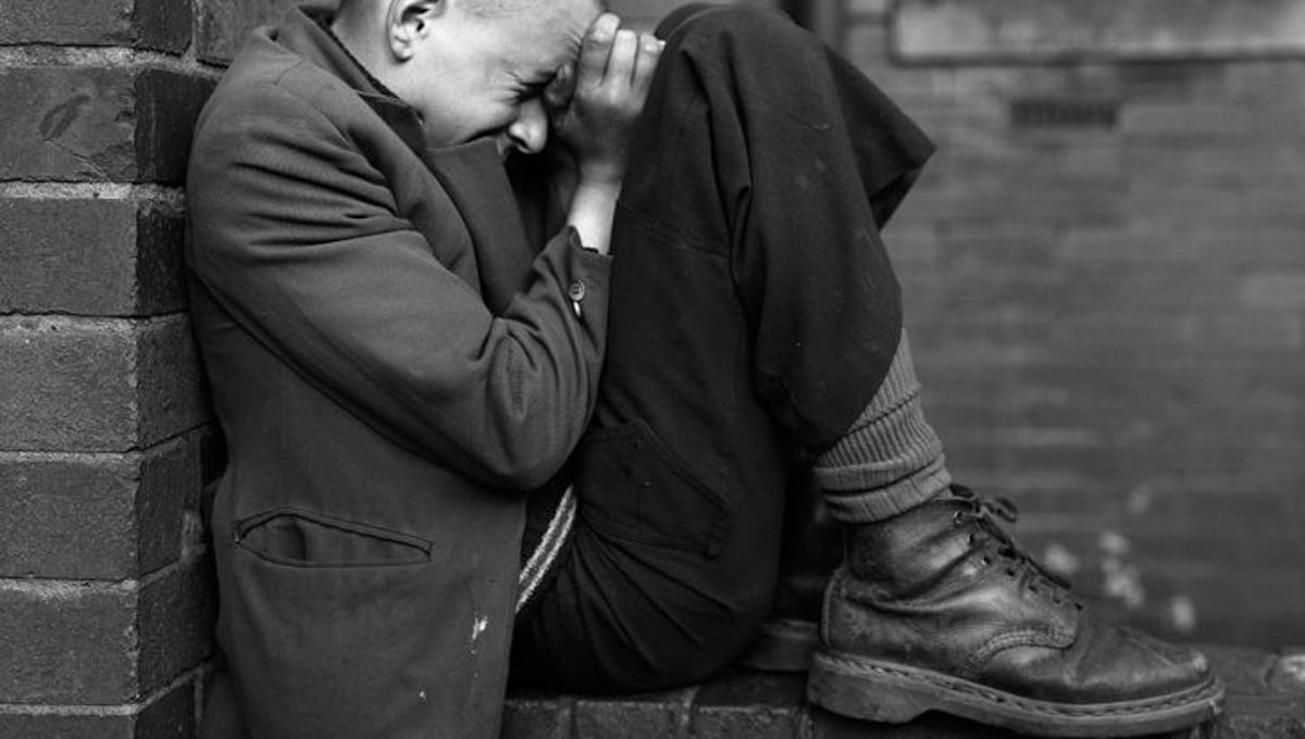 © Chris Killip
Youth on Wall, Jarrow, Tyneside, 1976.
Courtesy of the artist and The Photographers' Gallery, London