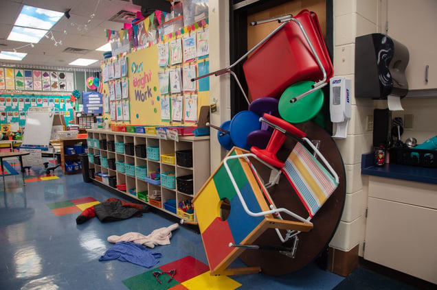 Barricade - 4th Grade Classroom