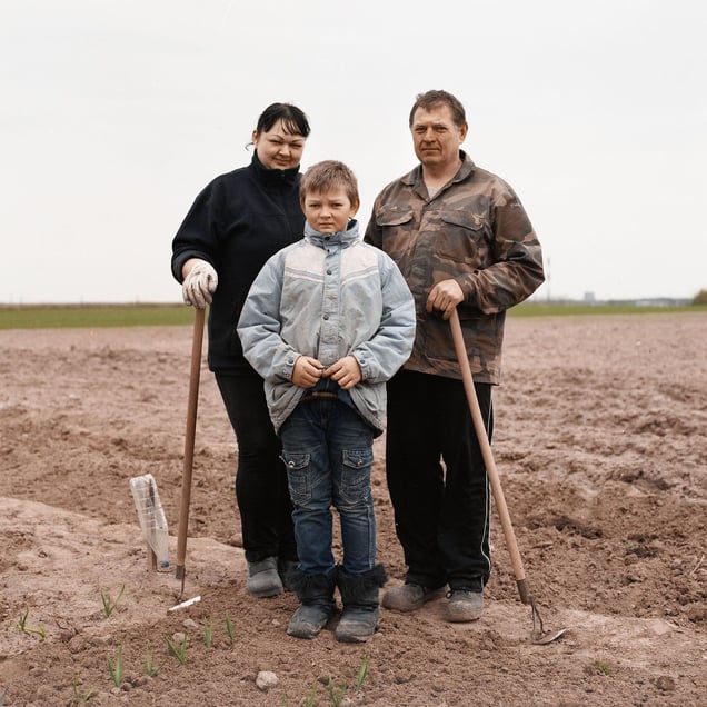 Family, Sergeičikai, Kaunas district.