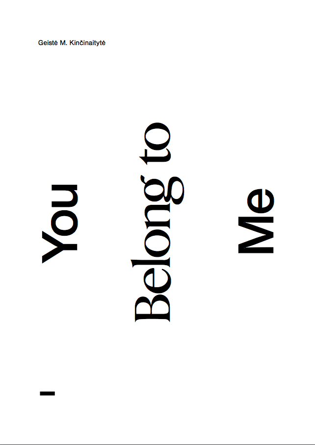 You Belong to Me