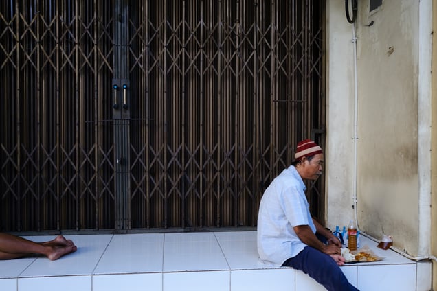 Alone Before the Closed Gate
