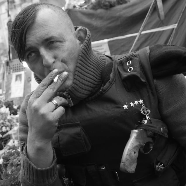 Ukraine Revolution, Kiev, February 2014 © Alfred Yaghobzadeh