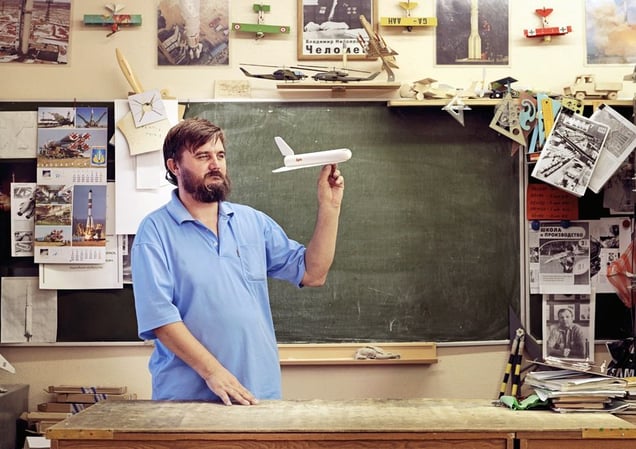 Baikonur City#1 [Unknown Fields Division], The International Space School VN Chelomey, Kyzylorda, Kazakhstan, 2011 © Vincent Fournier