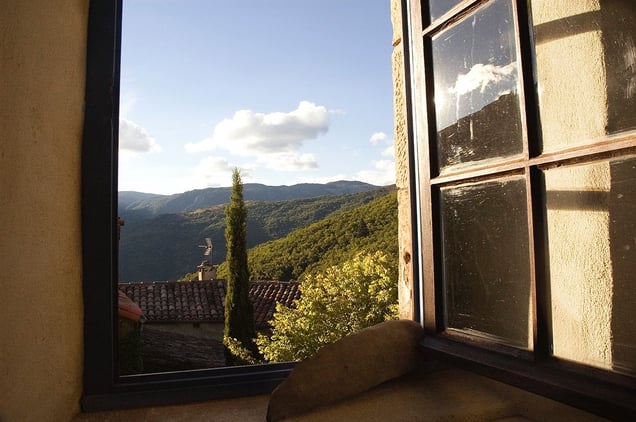 Views on the Cevenoles Mountains