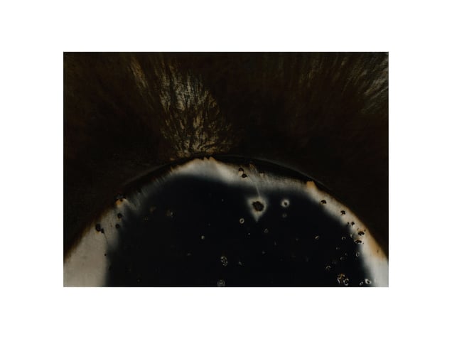 Untitled Work of Fire .08-08-13 2013. 6x9 Unique gunpowder generated gelatin silver print.