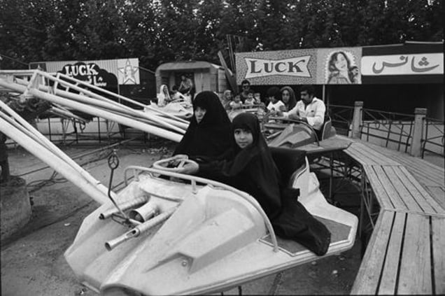Iran. Luna Park. 1979. From the book "War Photographer: Between Shadow and Light" © Christine Spengler