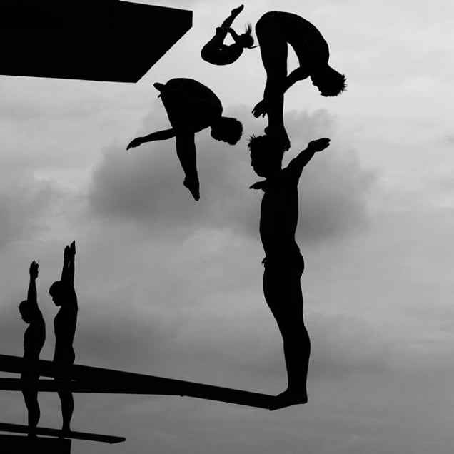 2nd prize Sports Stories: © Adam Pretty, Australia, Getty Images Shanghai, China, 17 July. Divers practice during the 14th FINA World Championships at the Oriental Sports Center in Shanghai, China.