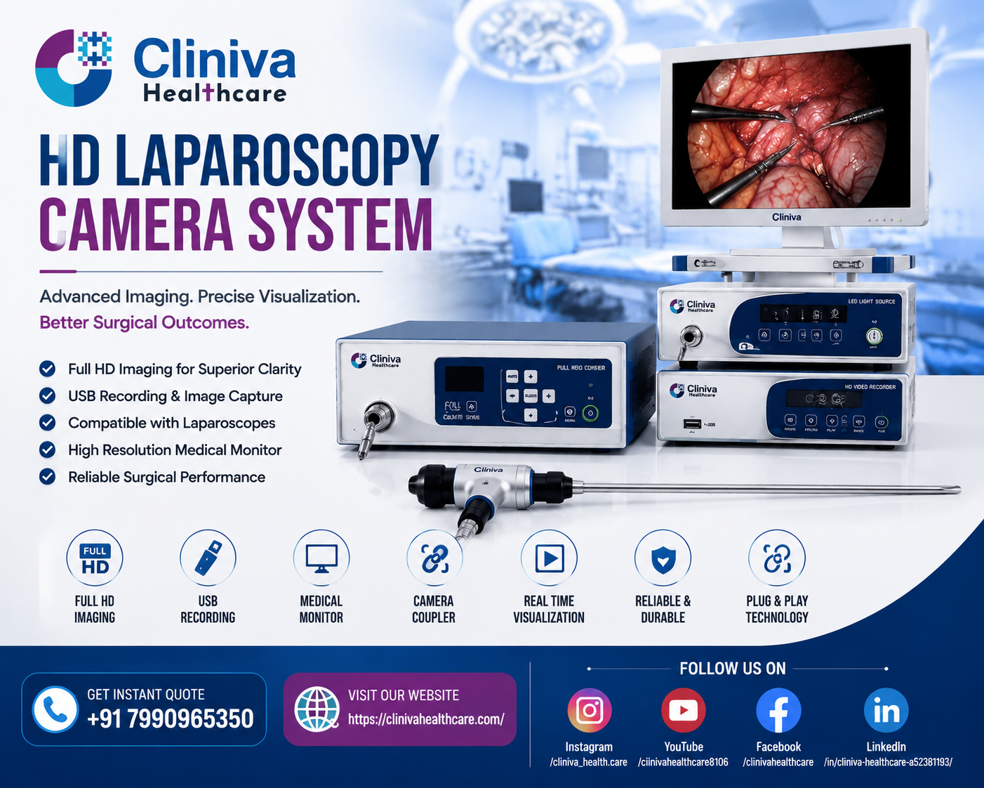 Laparoscopy Camera Manufacturer & Supplier in India