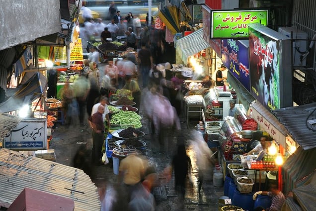 From the series, Bazaar, © Reza Golchin