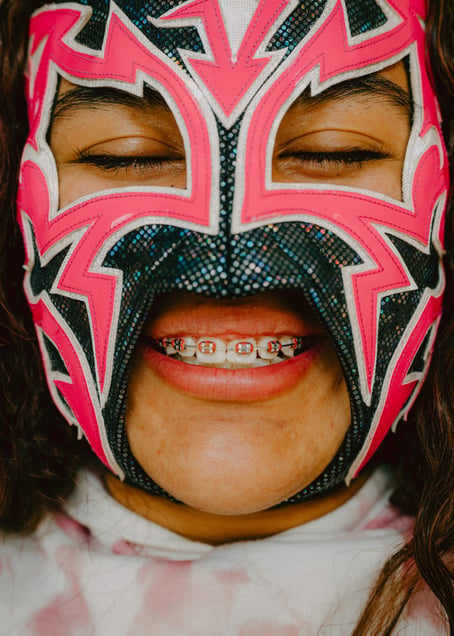 The youngest Luchadora