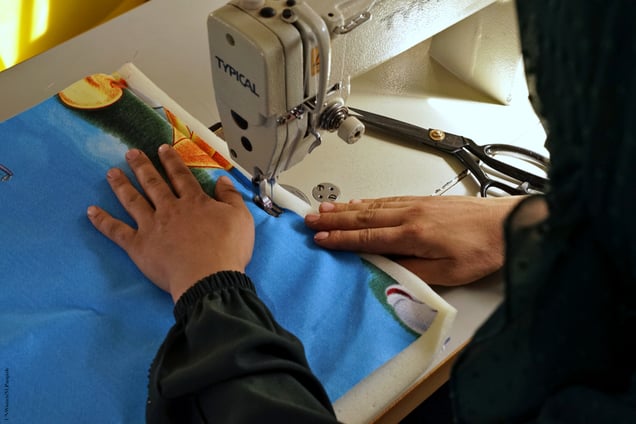 Documentation of a sewing workshop, 1