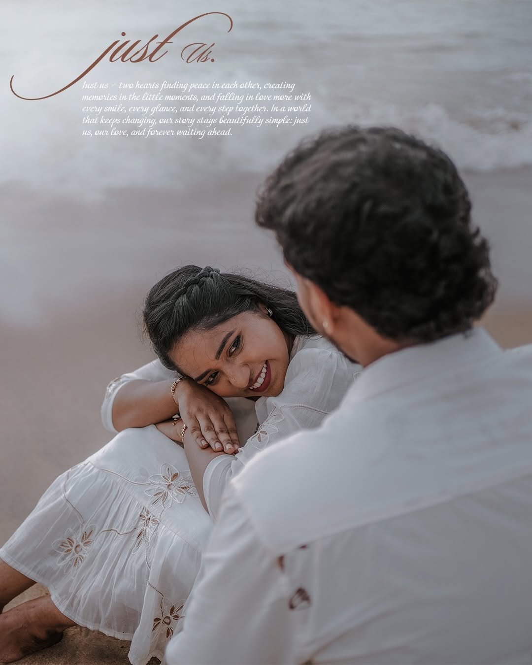 Just Us Forever- Beach Couple Shoot | Moments Book Photography