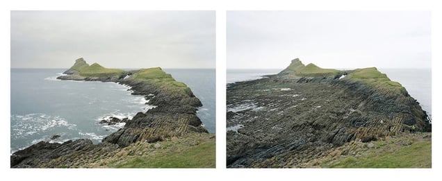 Grand Prize Winner, Portfolio Category Lens Culture International Exposure Awards 2011
Worm's Head, Gower. 25 June 2005. High water 9:45 am, low water 4 pm, from the series Sea Change © Michael Marten